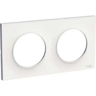 Plaque Odace Styl - Blanc Schneider Electric