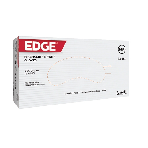 Gants jetables nitrile chloriné Edge 82-133 Ansell