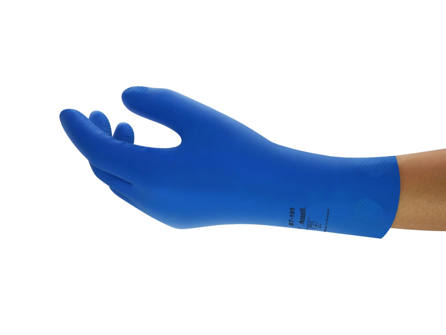 Gant de protection Alphatec 87-029 coton enduction latex bleu antidérapant  taille 9 - PAREDES