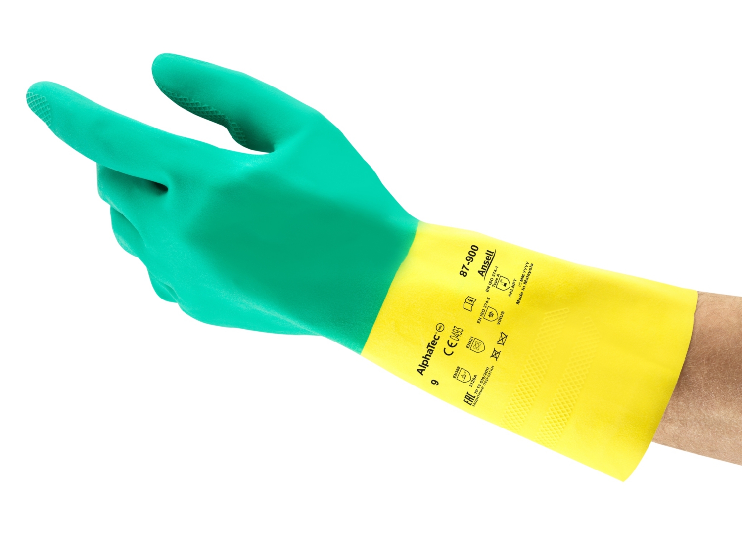  Gants de protection chimique AlphaTec 87-900 