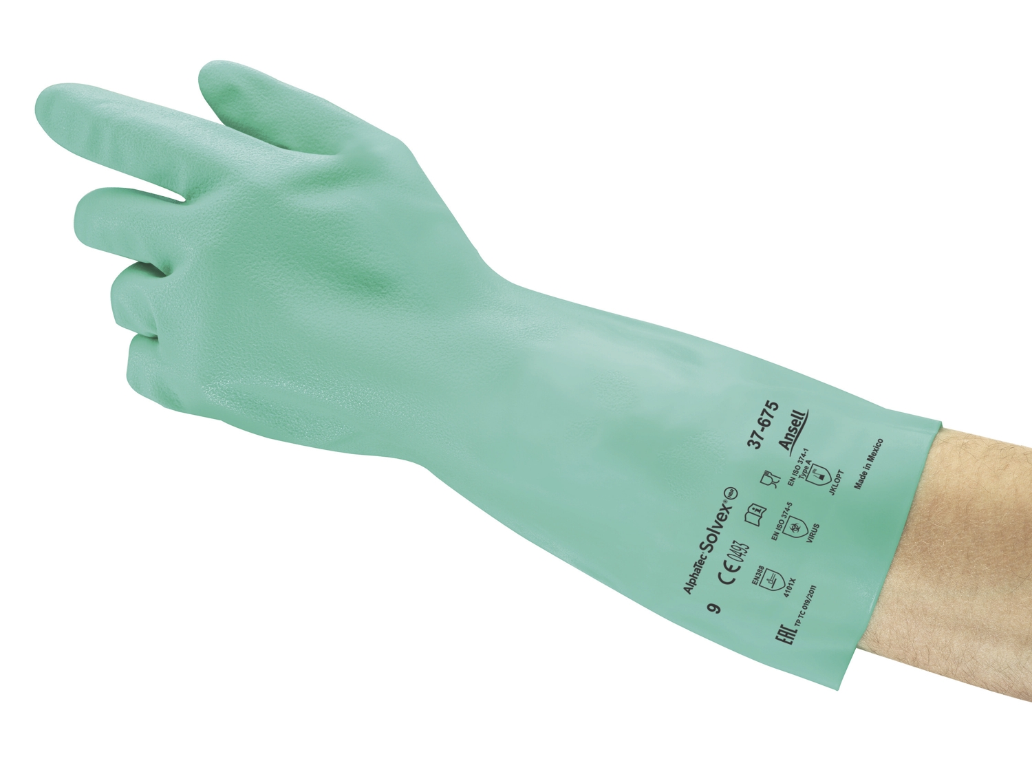  Gants de protection chimique AlphaTec Solvex 37-675 
