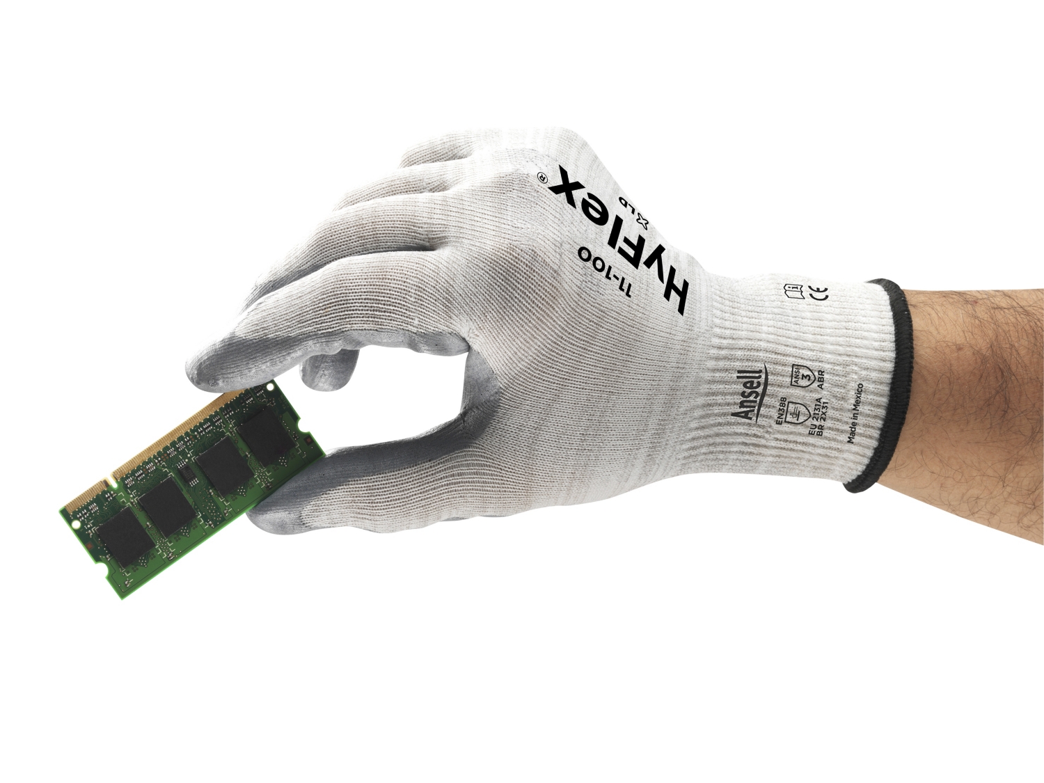 Gants de manipulation fine HyFlex 11-100 Ansell