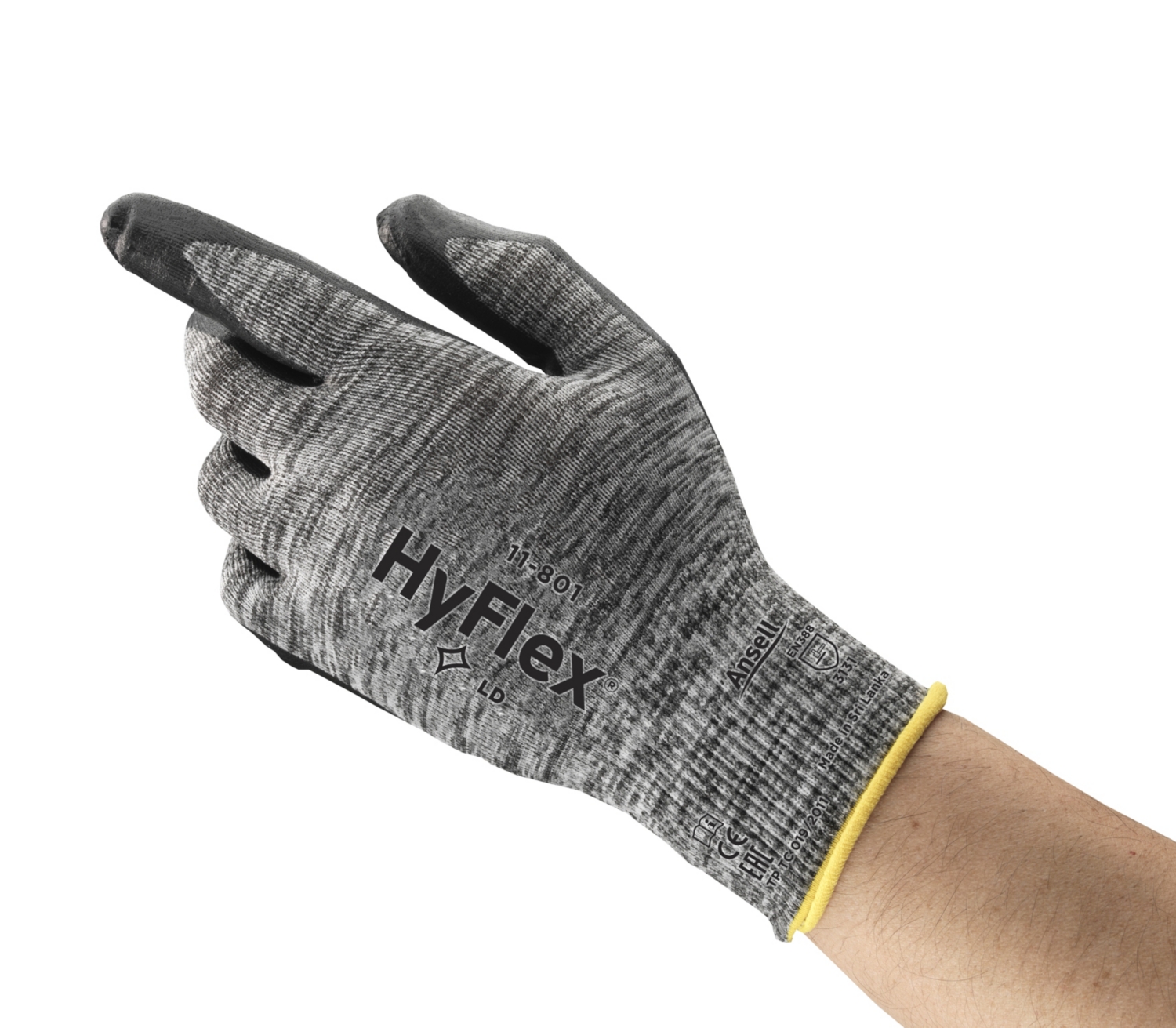Gants de manipulation fine HyFlex 11-801 Ansell
