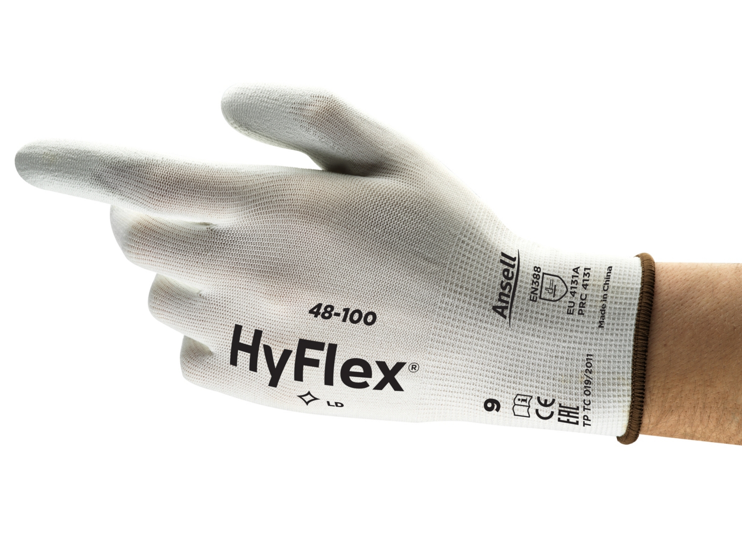 Gants résistants aux coupures Hyflex 11-550, vert/noir - 12 par DZ