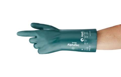 Gants de protection chimique AlphaTec 58-001 Ansell