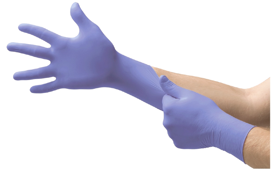  Gants jetables nitrile non poudré Microflex 93-843 