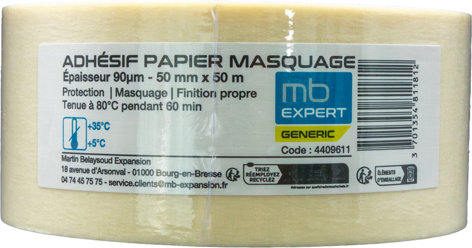 Adhésif papier masquage