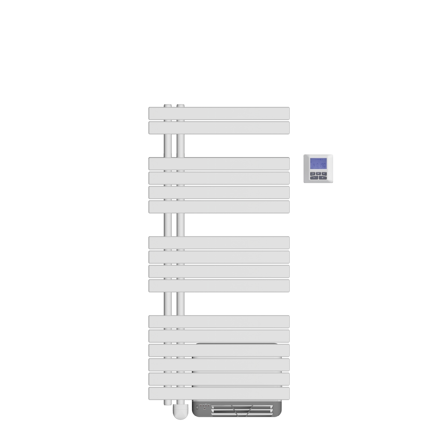 Sèche-serviettes électrique soufflant Balica de chez INTUIS