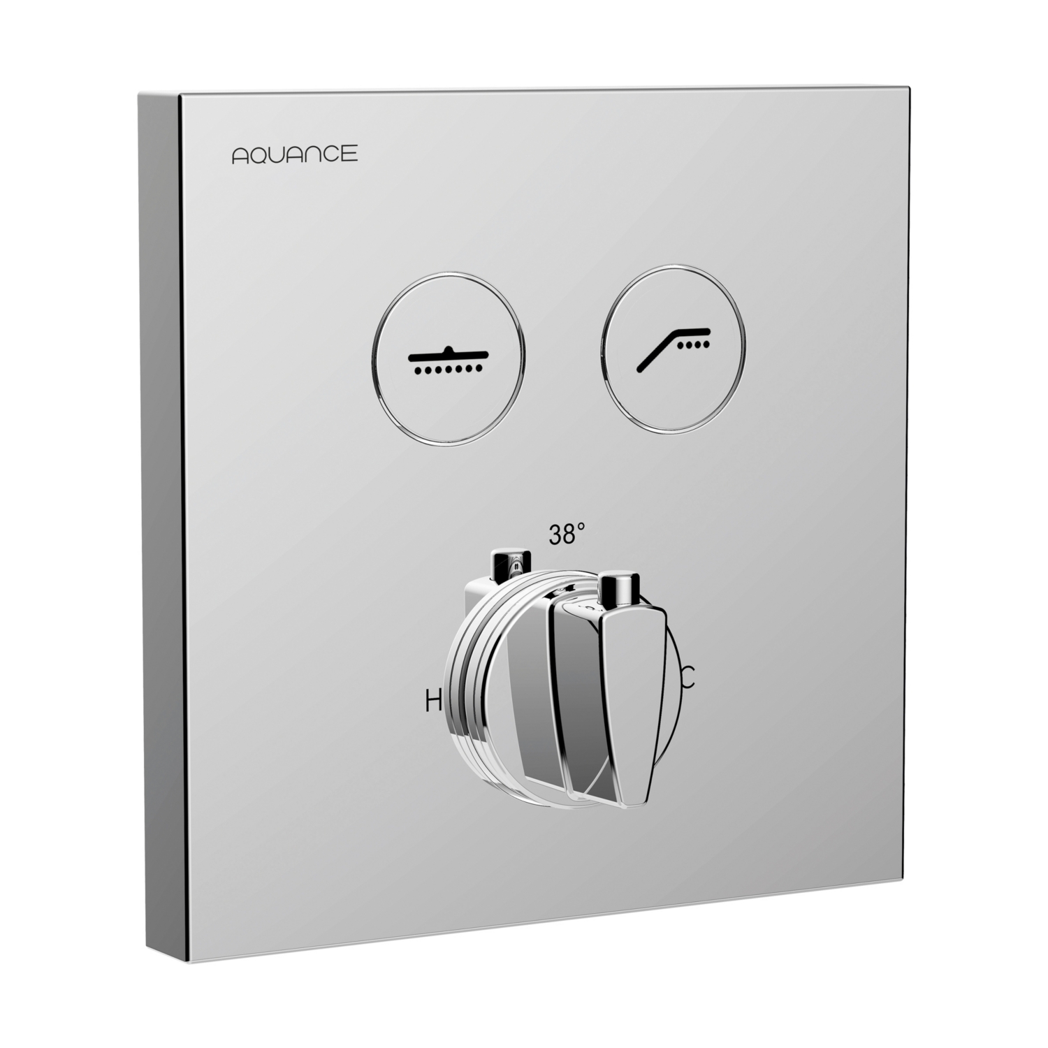 Façade thermostatique douche Bery Aquance