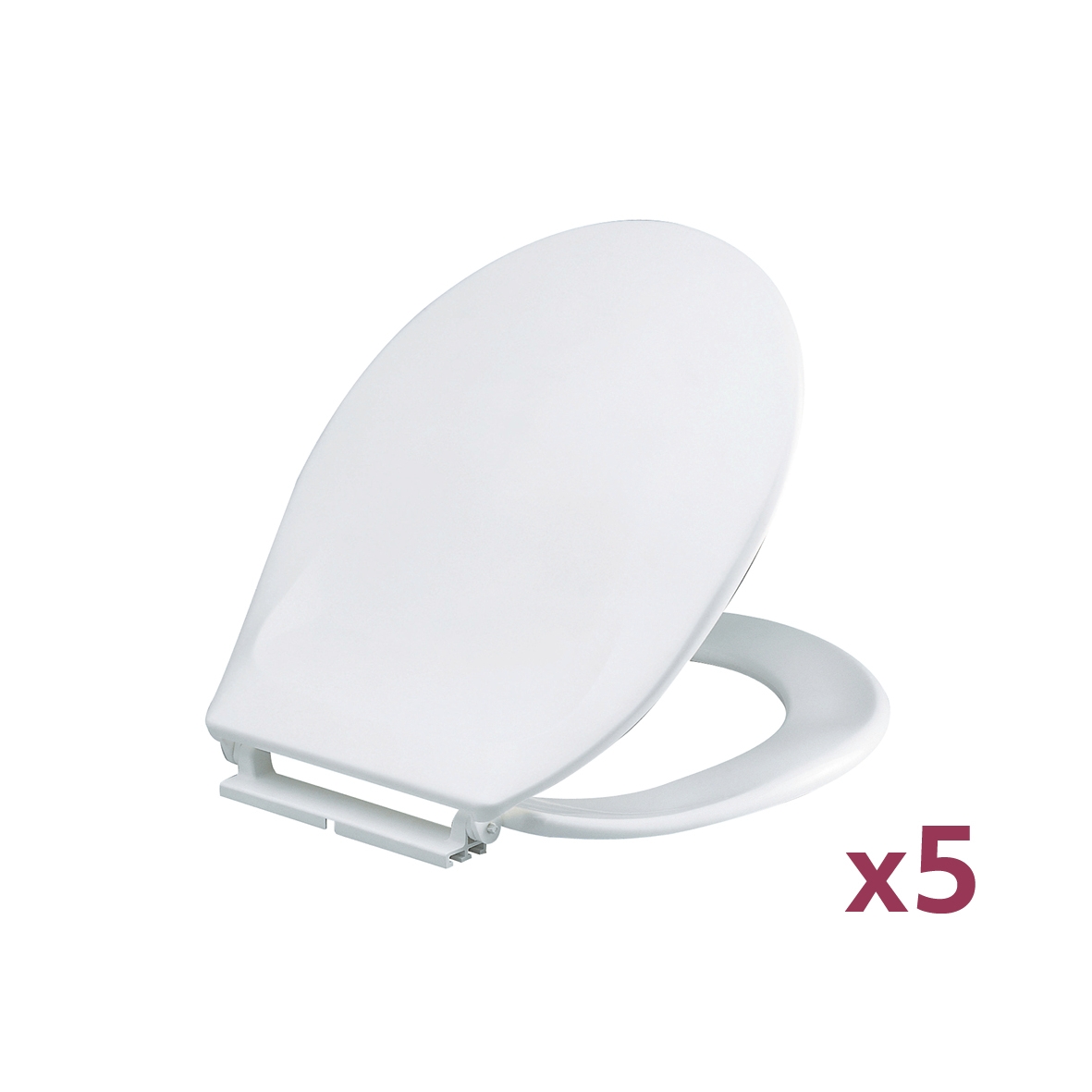 Lot de 5 abattants Briu thermosouples Aquance