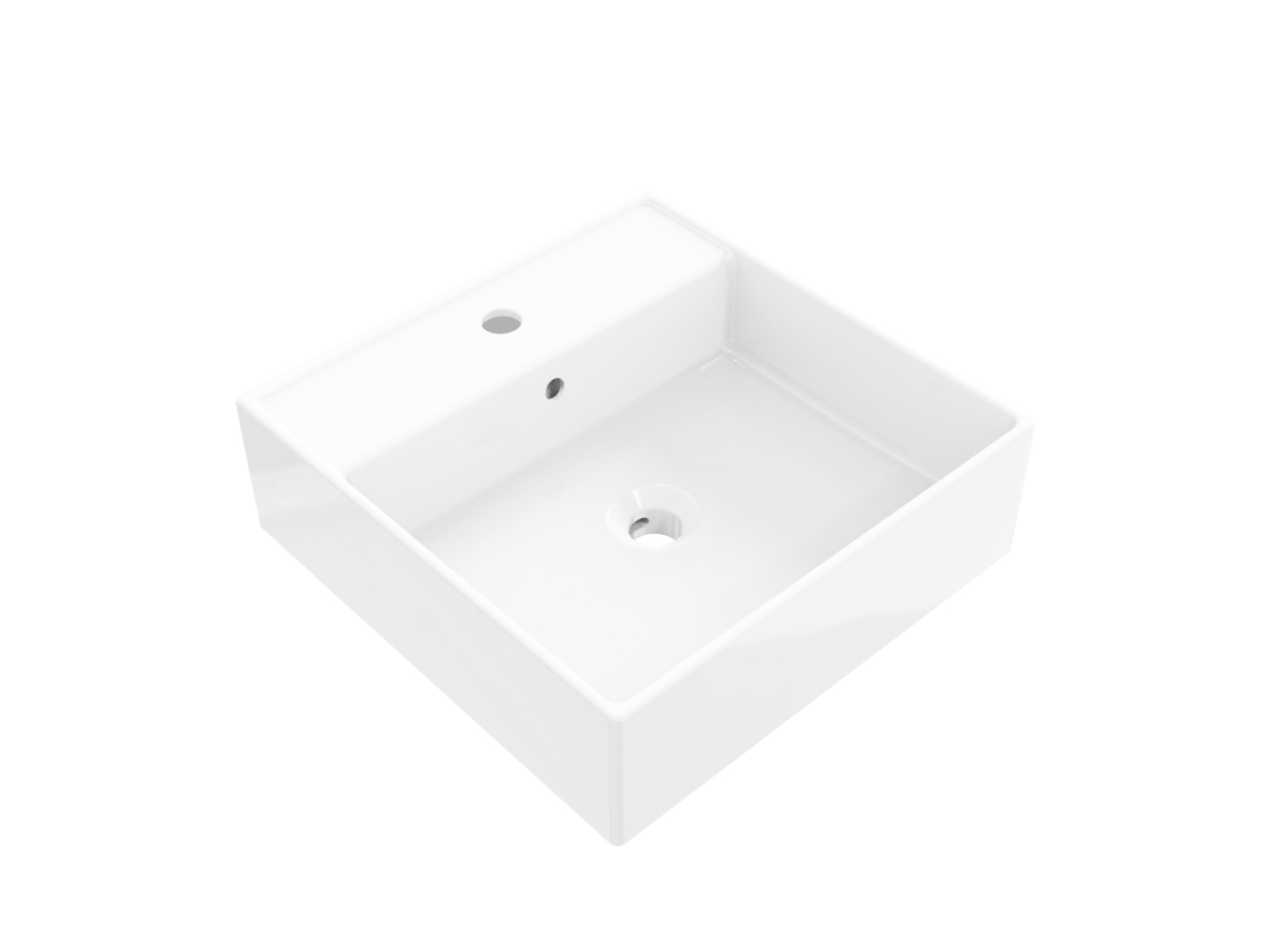 Vasque à poser Plan - Carrée