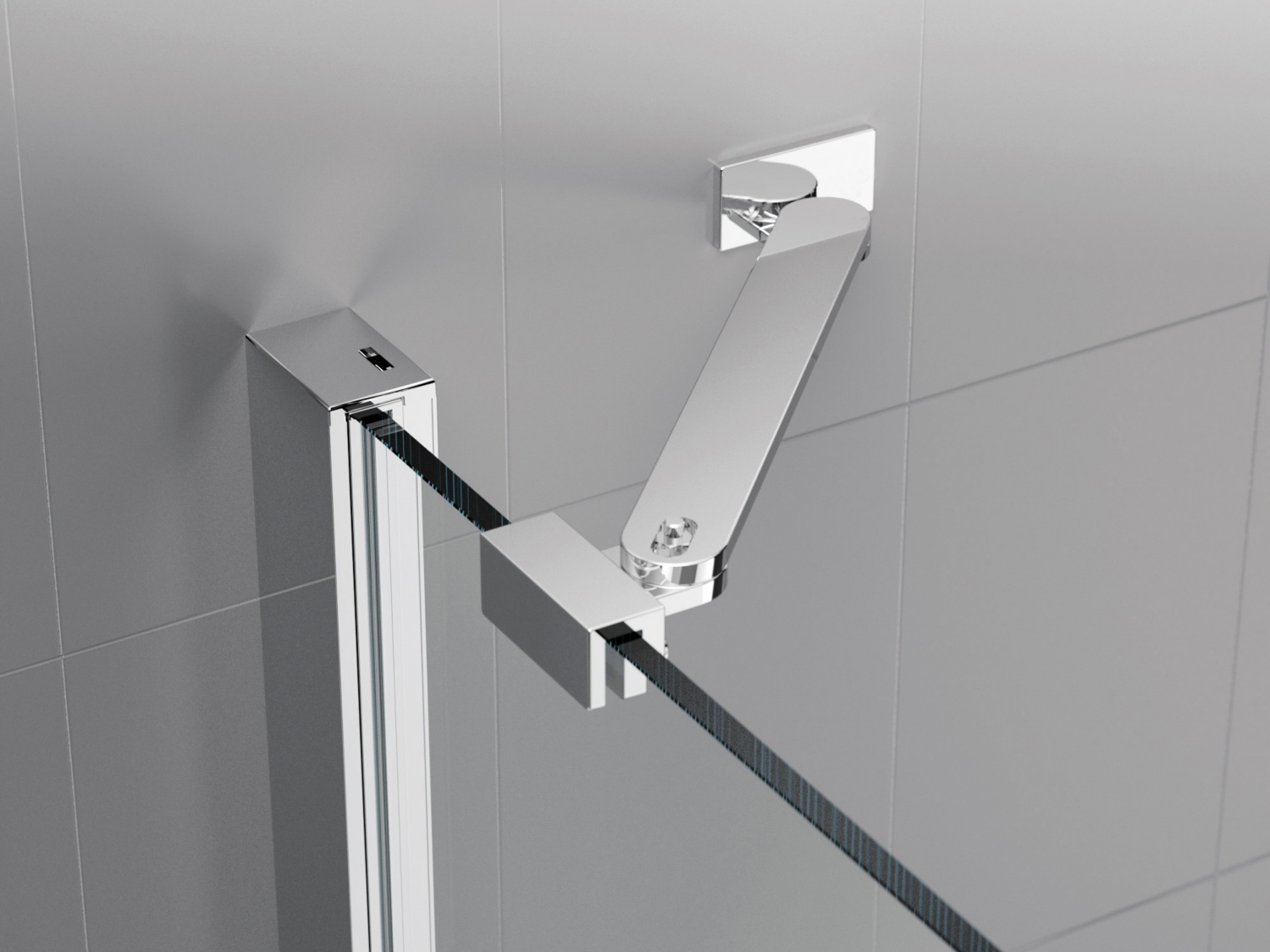  Barre de renfort d'angle pour paroi Ixia Walk-in 