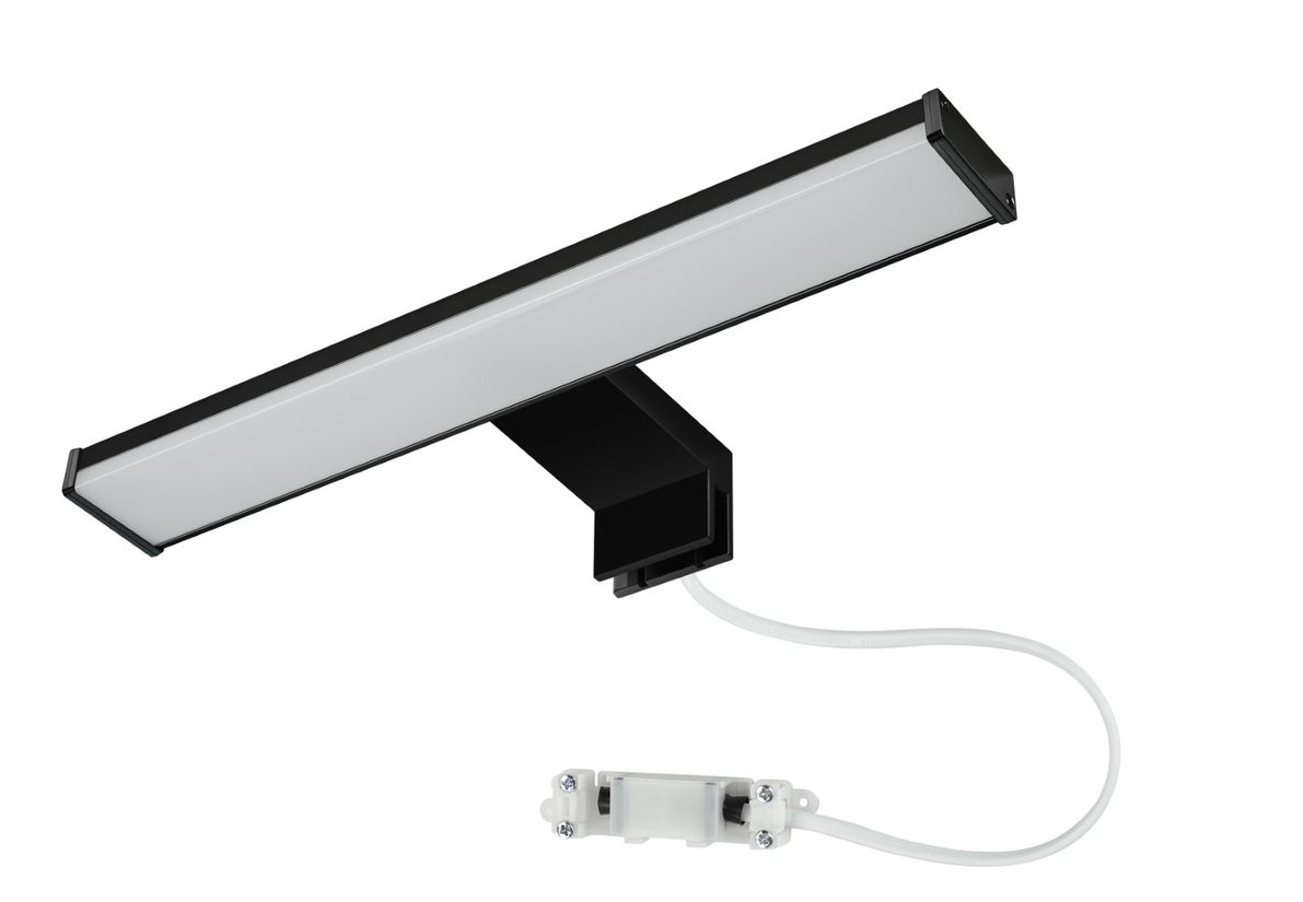 Applique LED longue Mir - Noire Aquance