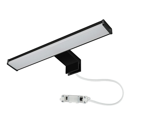 Applique LED longue Mir - Noire Aquance