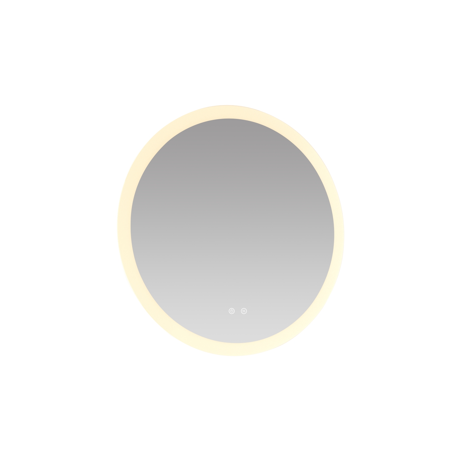 Miroir LED Mir rond dépoli