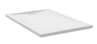 Receveur Plato extra-plat rectangulaire à encastrer ou à poser Aquance