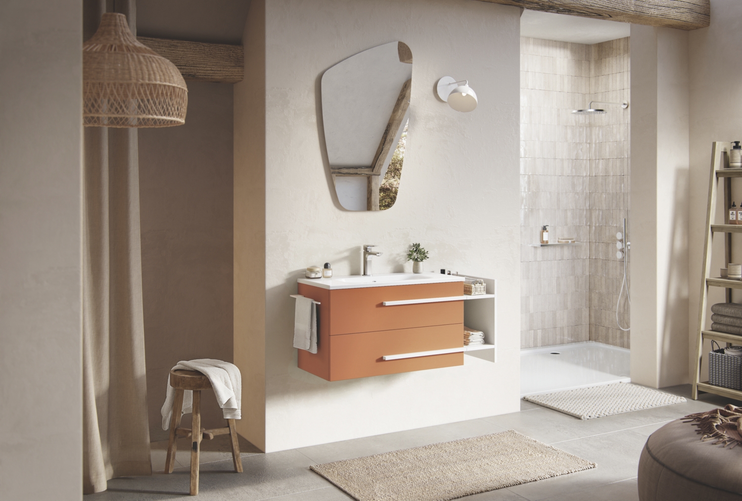 Meuble bas Sara 2 tiroirs - 60 cm Aquance