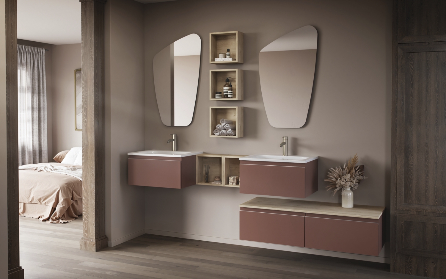 Meuble bas Vien 1 tiroir - 80 cm Aquance