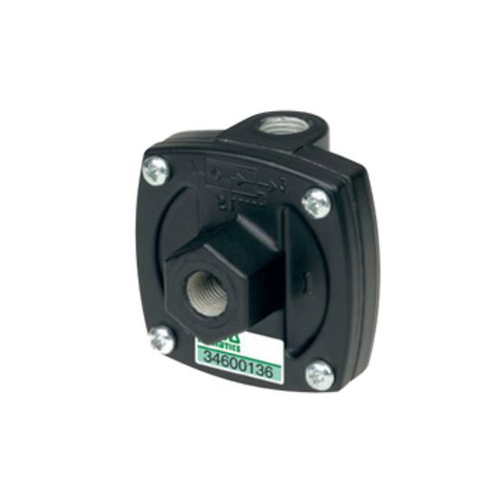 Soupape d'échappement rapide femelle pour tube aluminium série 346