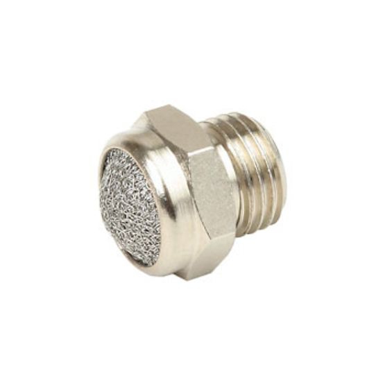 Silencieux protecteur d'échappement pneumatique mâle acier inoxydable série 346