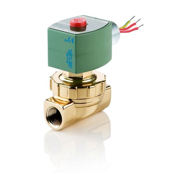 Corps d'éléctrovanne commande assistée à piston non attelée 2/2 NF laiton série E220 Asco