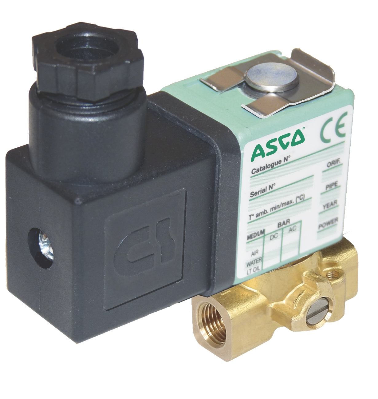 Corps d'électrovanne commande directe 2/2 NF laiton série E370 Asco