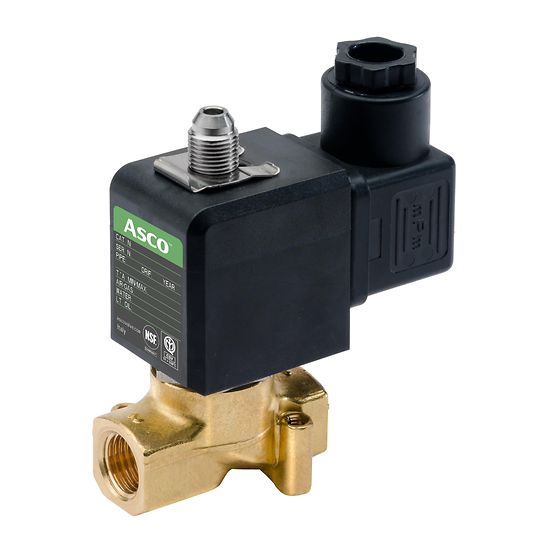 Electrovanne complète commande directe 3/2 NF laiton série 356 Asco