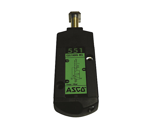 Distributeur 3/2 NF monostable commande électropneumatique Asco