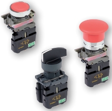 Bouton pneumatique poussoir avec microvalve et adaptateur métal - Série 307 Asco
