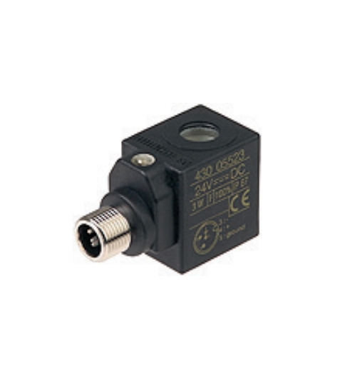 Bobine de rechange DIN 43650B T22mm pour électro-pilote 189 série C22A Asco