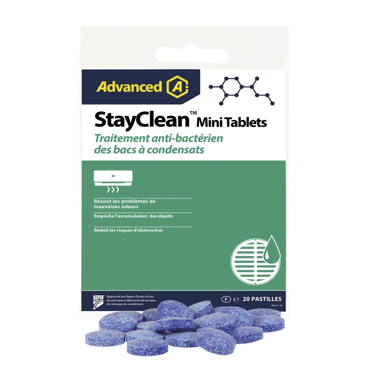  Tablette de nettoyage Stay Clean 