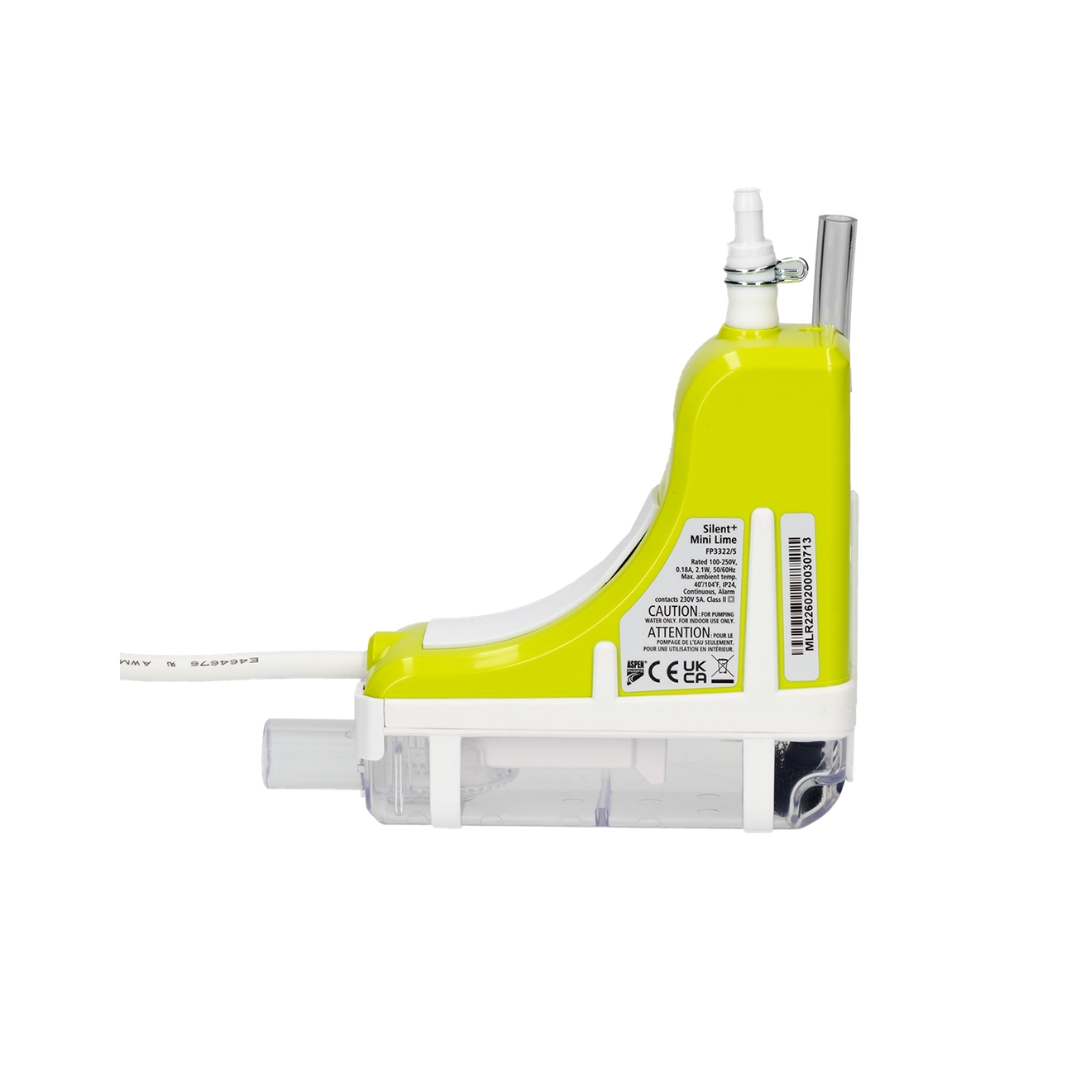 Pompe de relevage Mini Verte Silence + sans goulotte Aspen Pumps