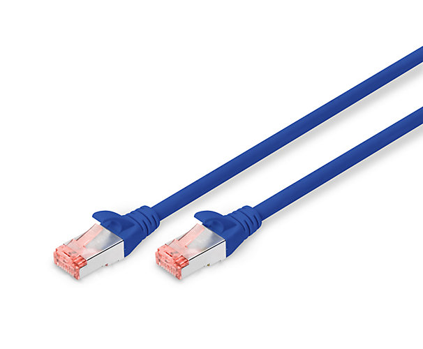 Câble réseau préconfectionné RJ45 bleu - catégorie 6A Assmann