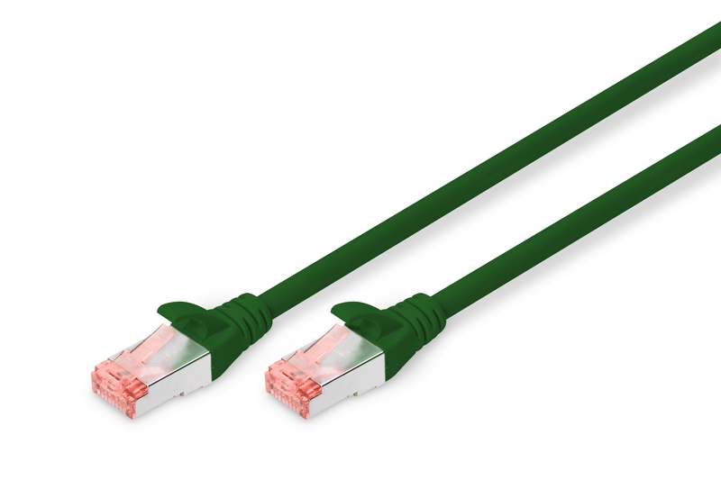 Câble réseau RJ45 vert - catégorie 6A Assmann