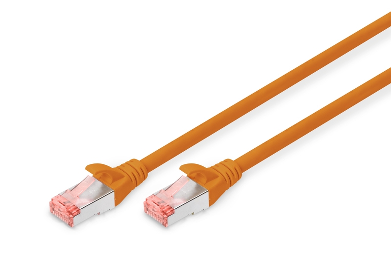 Câble réseau RJ45 orange - catégorie 6 Digitus by Assmann