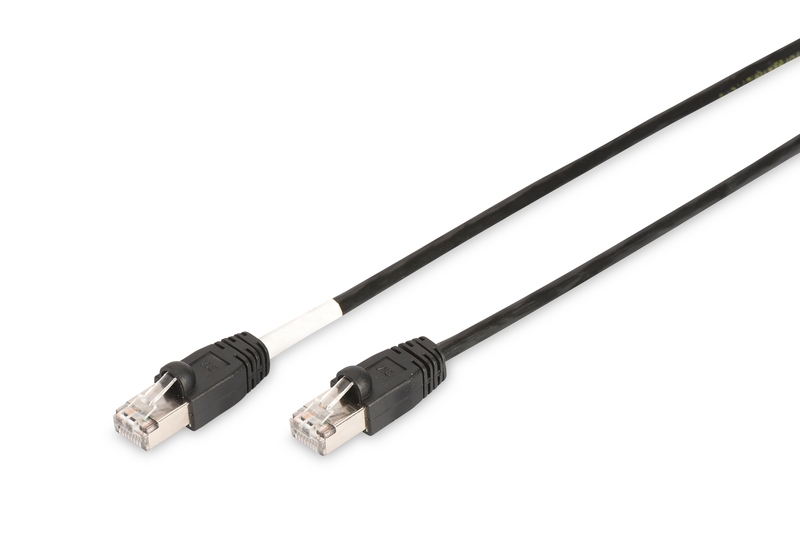 Câble réseau RJ45 noir-Uv - catégorie 6 Digitus by Assmann