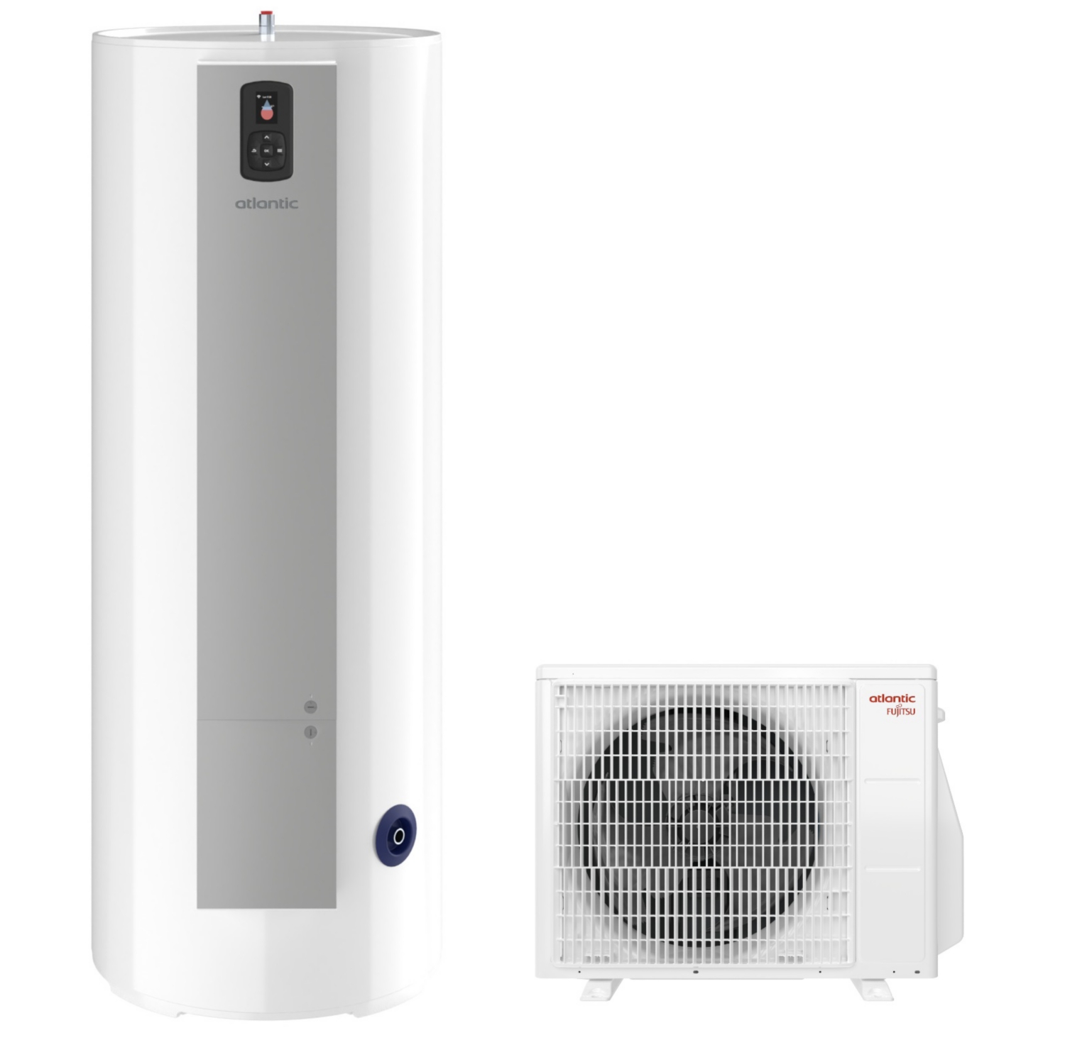 Chauffe-eau thermodynamique Calypso Split Inverter connecté avec unité extérieure - R32 Atlantic