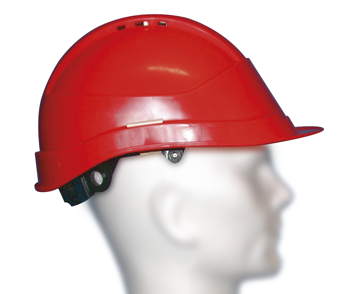 Casque de chantier Kara rouge Auboueix