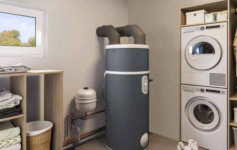 Chauffe-eau thermodynamique Edel nativ Air avec échangeur hydraulique 270 L- R290 Intuis