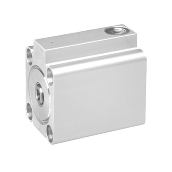 Vérin pneumatique compact diamètre 63 simple effet série KHZ tige rentrée amortissement pneumatique réglable série KHZ Aventics