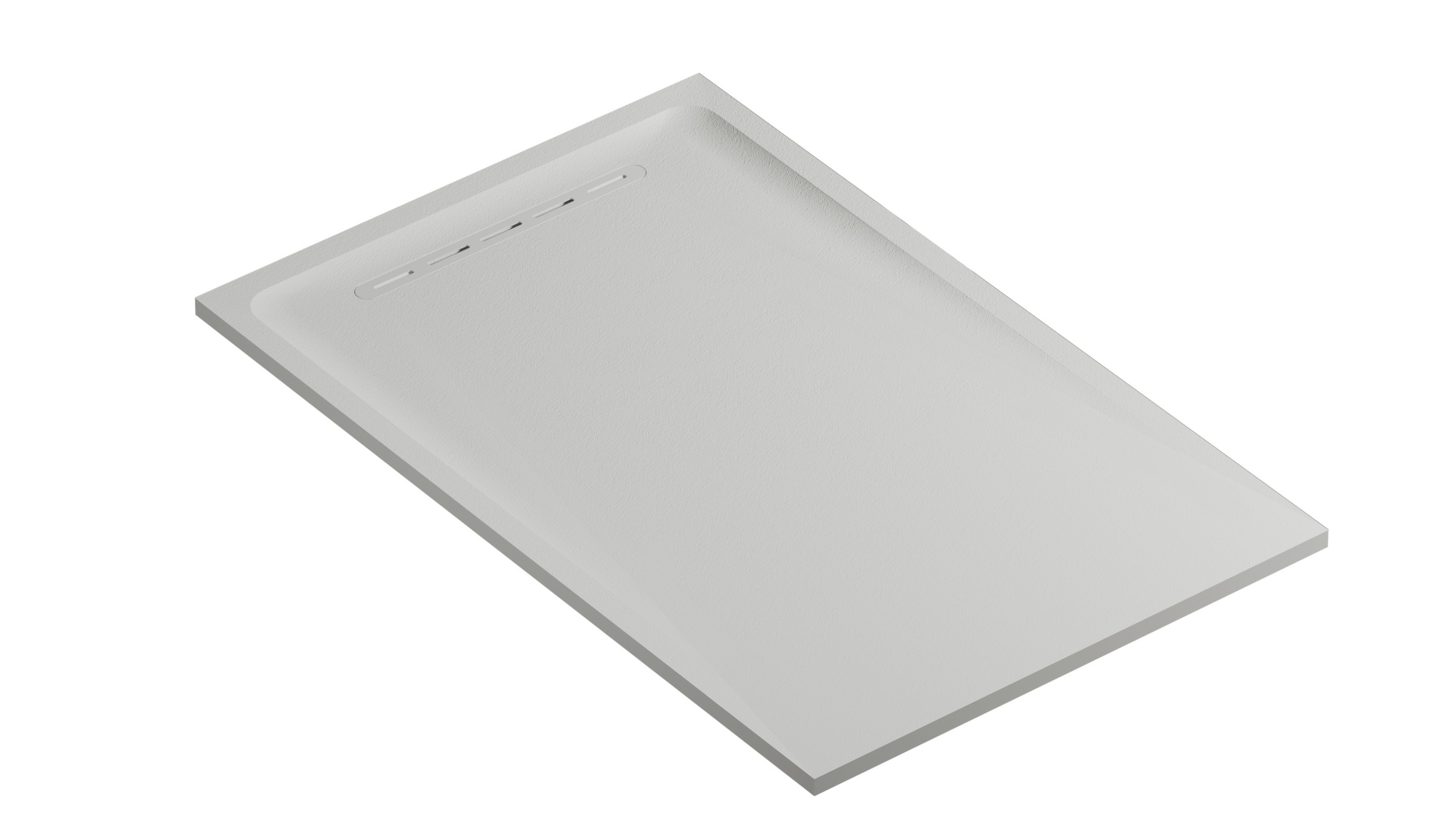 Receveur Beto caniveau ultra-plat rectangulaire à poser ou à encastrer Aquance