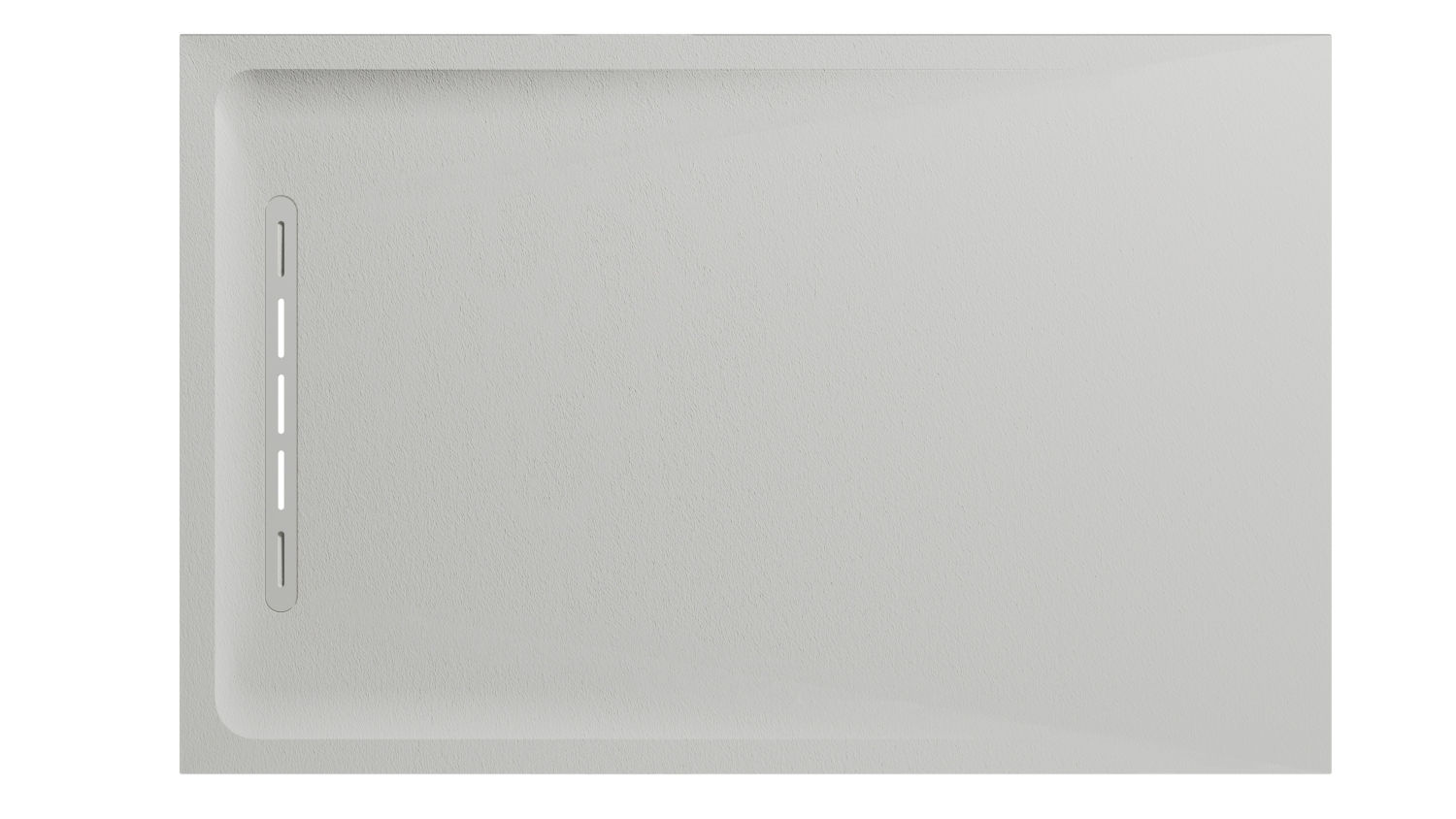 Receveur Beto caniveau ultra-plat rectangulaire à poser ou à encastrer Aquance