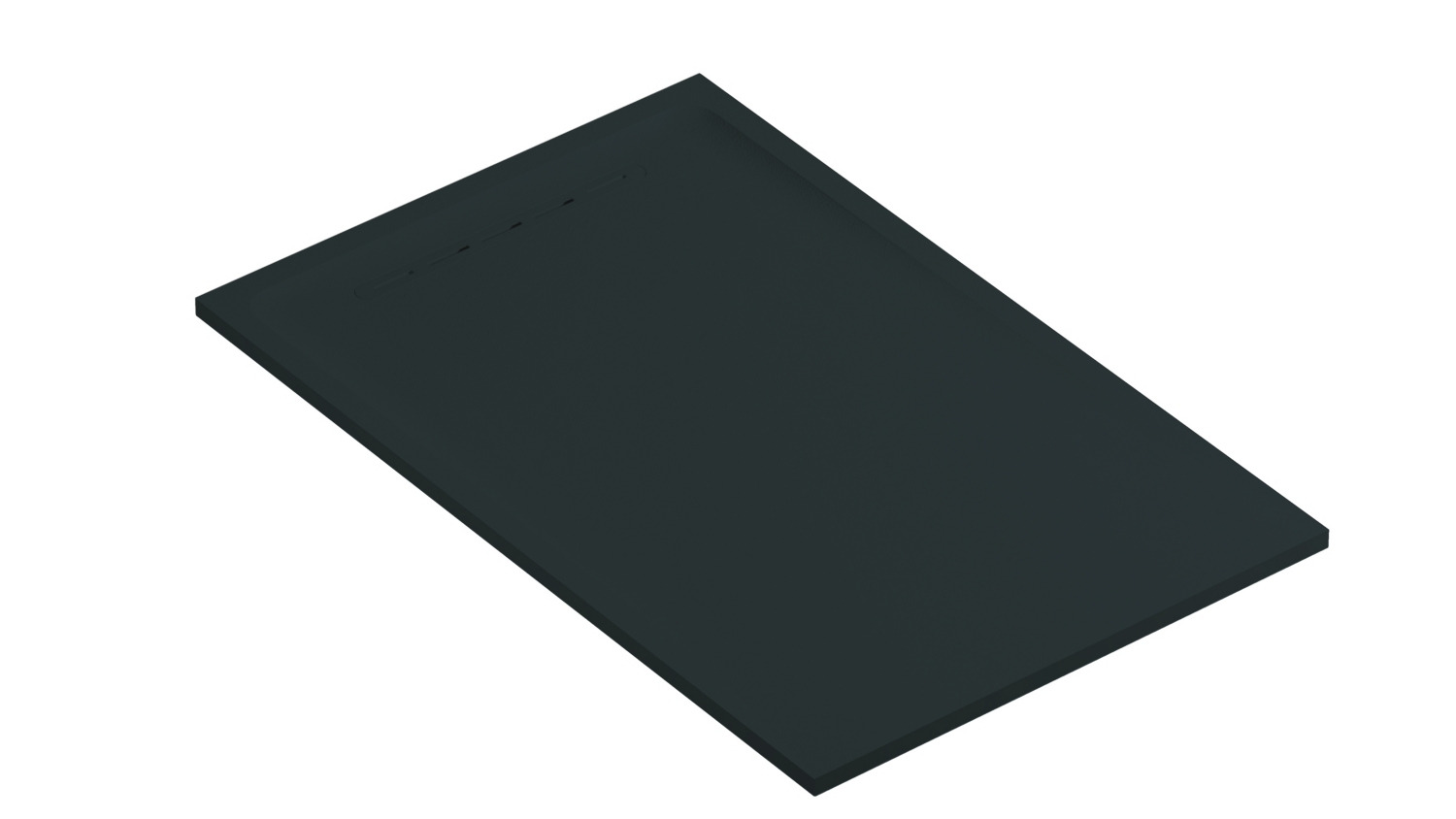 Receveur Beto caniveau ultra-plat rectangulaire à poser ou à encastrer Aquance