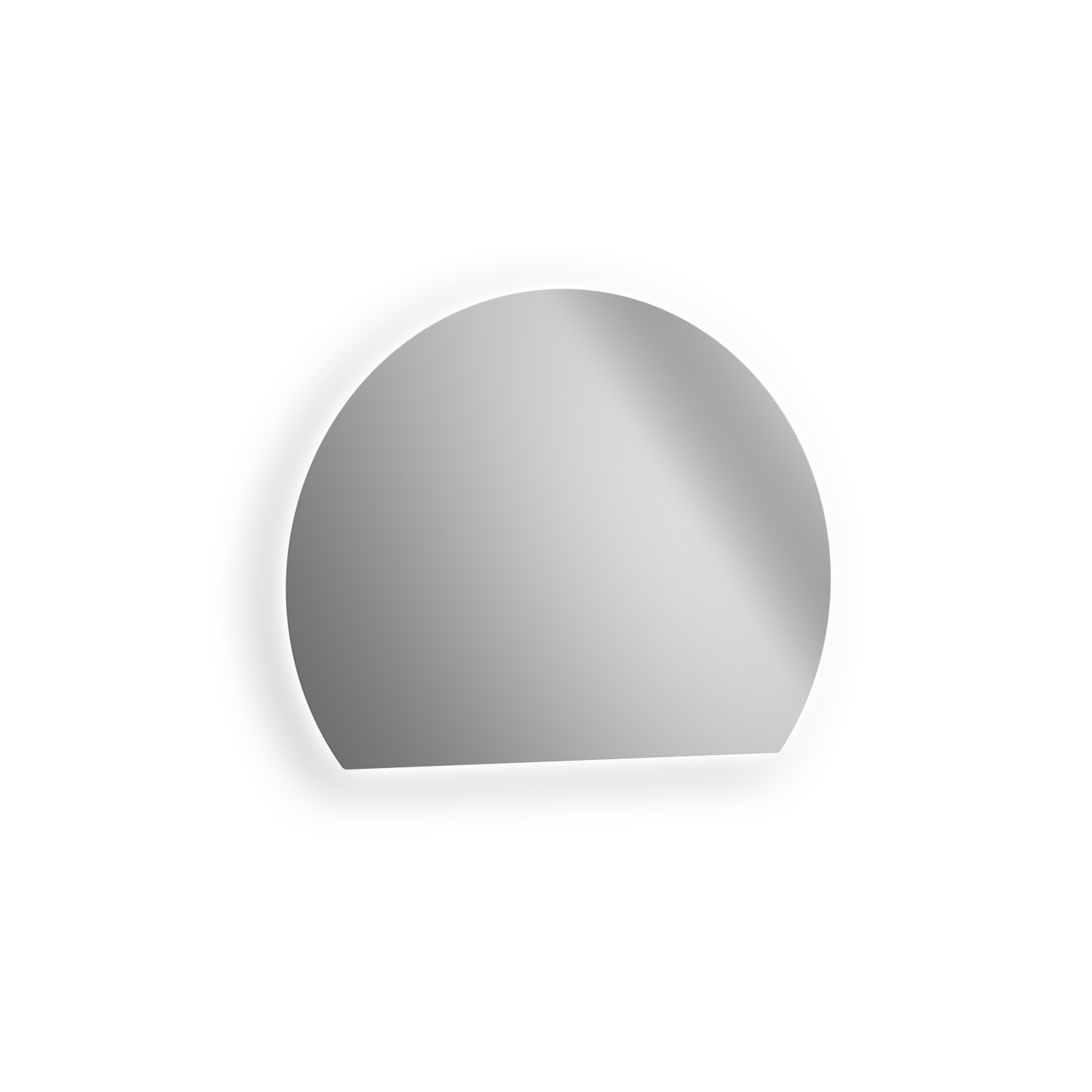 Miroir Mir LED demi lune Aquance