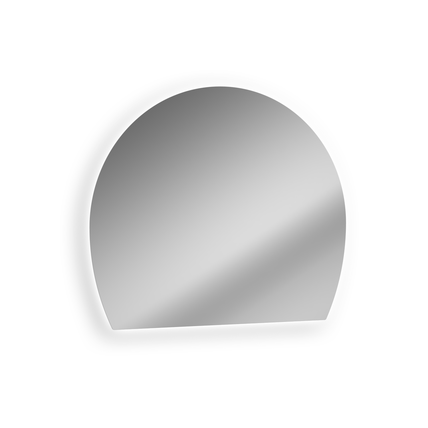 Miroir Mir LED demi lune Aquance