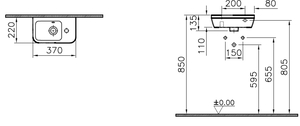 Lave-mains droit Savo Aquance