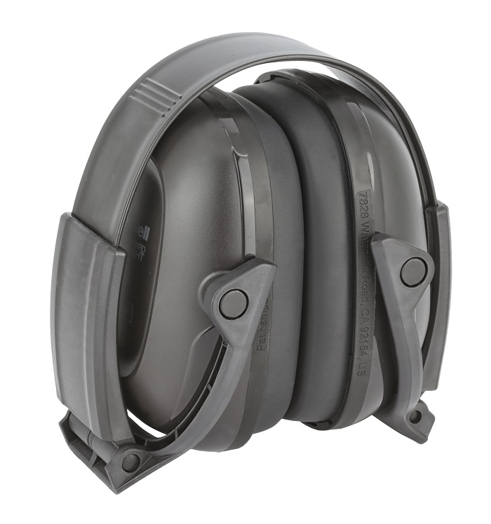  Casque antibruit noir VeriShield avec serre-tête pliable SNR 36 dB 