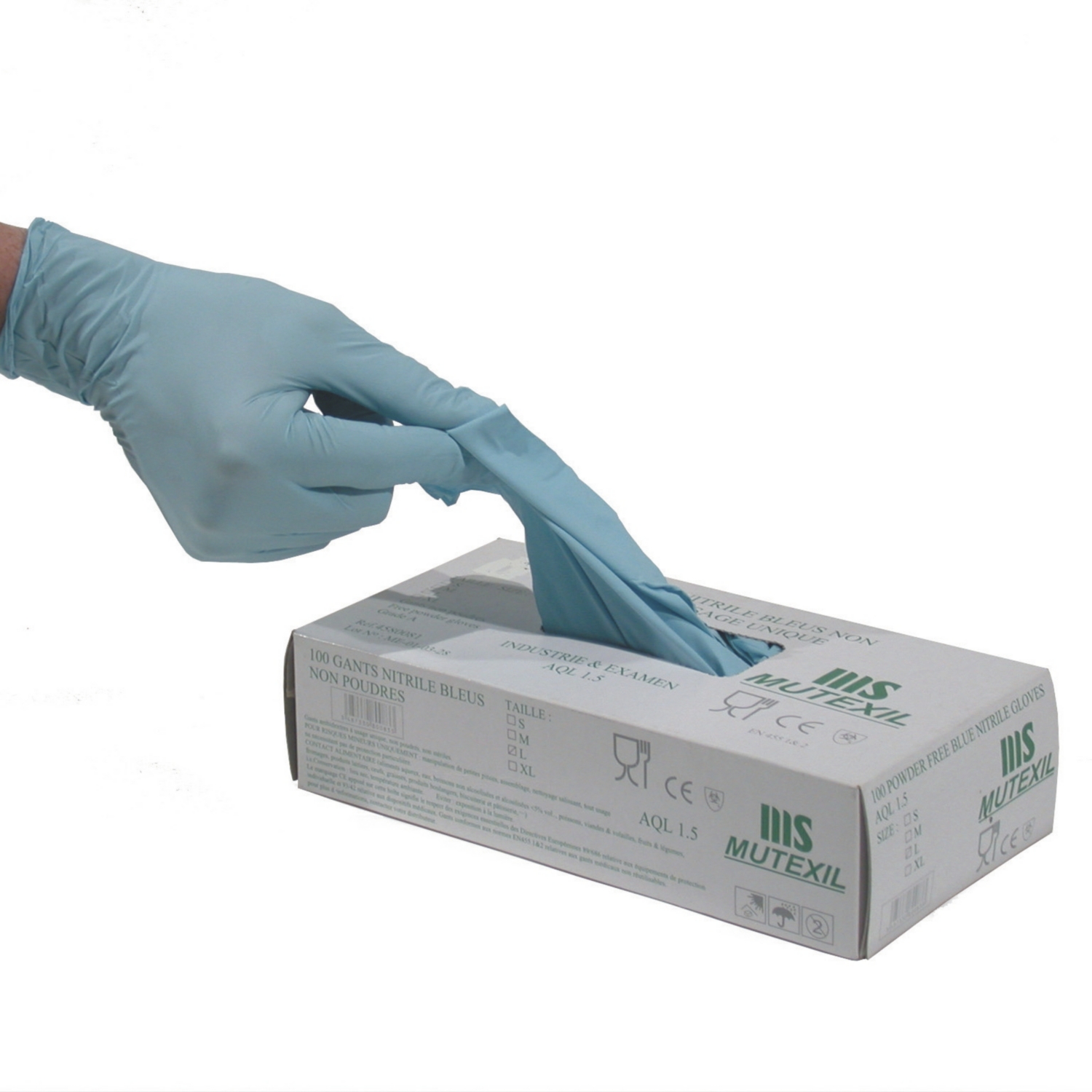 Gants jetables nitrile poudré Dexpure 800-91 Honeywell