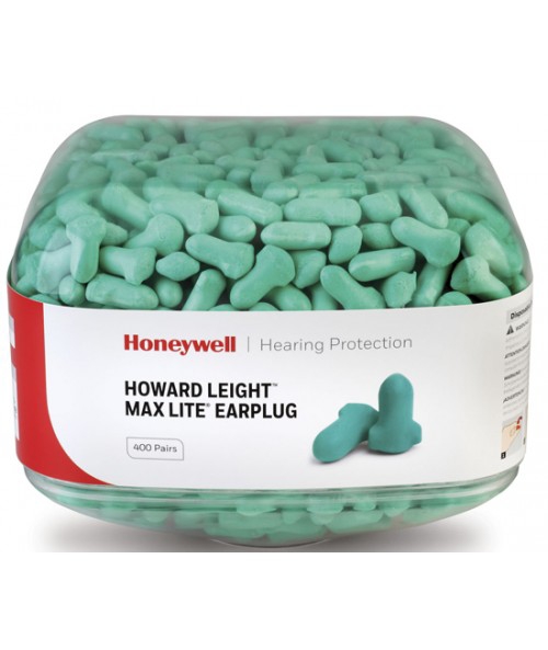 Recharge de bouchons anti-bruit à usage unique Max Lite pour distributeur HL400 Howard Leight by Honeywell