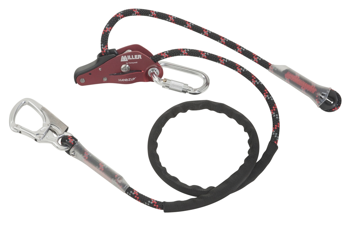 Longe de maintien HandZup - Mousqueton 1/4 - Snap Hook - 3 M Miller by Honeywell